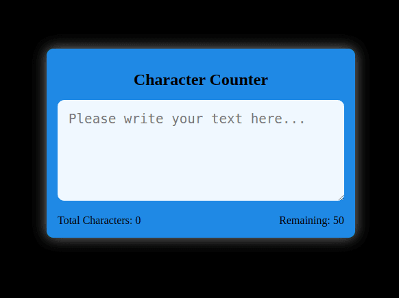 Character Counter
