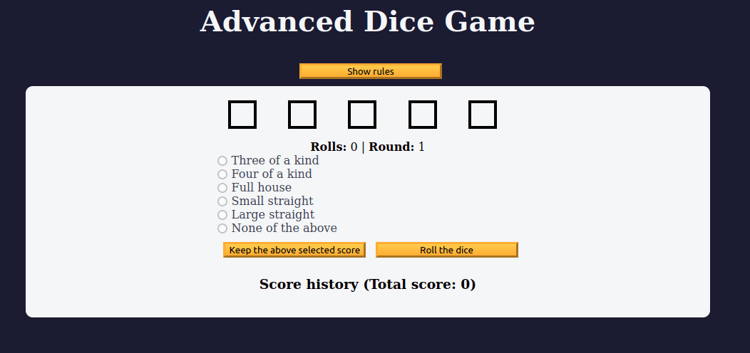Dice Game