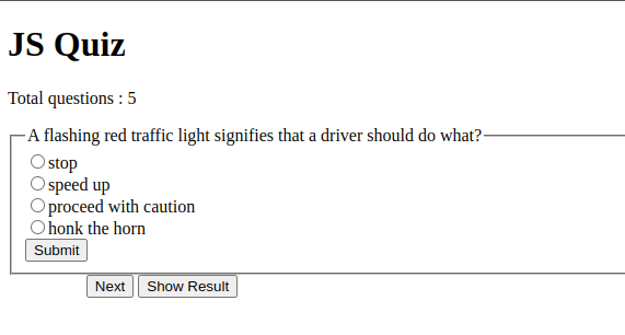 JavaScript Quiz