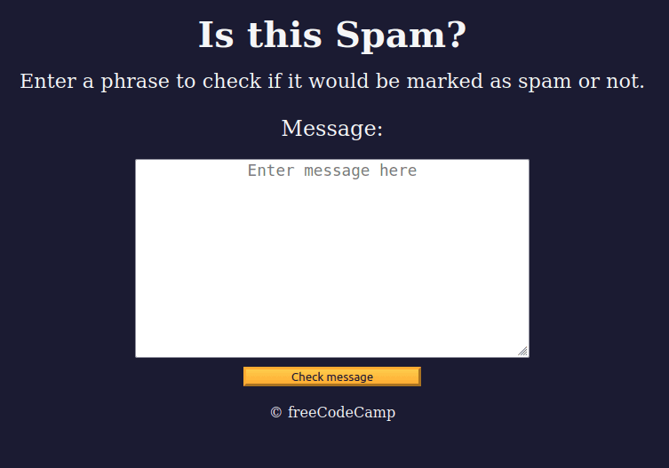 Spam Filter